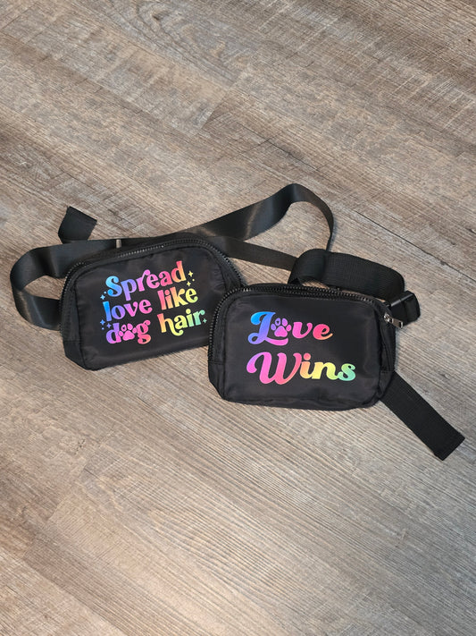 Spread Love Like Dog Hair - Belt Bag