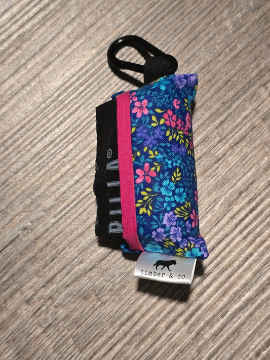 Bright Floral Poop Bag Holder