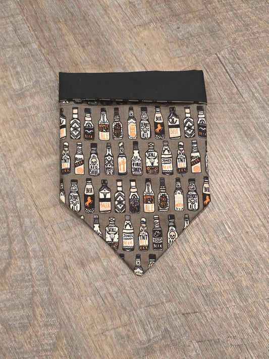 Beer Bottles - Over the Collar Doggie Bandana