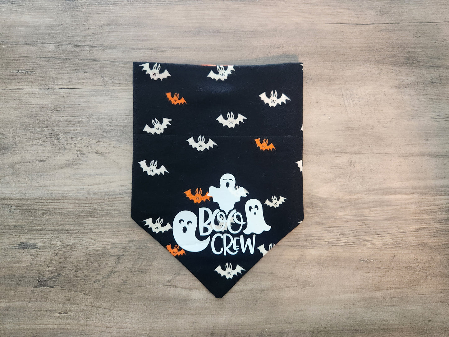 Boo Crew - Halloween Over the Collar Doggie Bandana