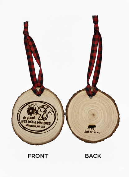 Event Wood Laser Engraved Ornament