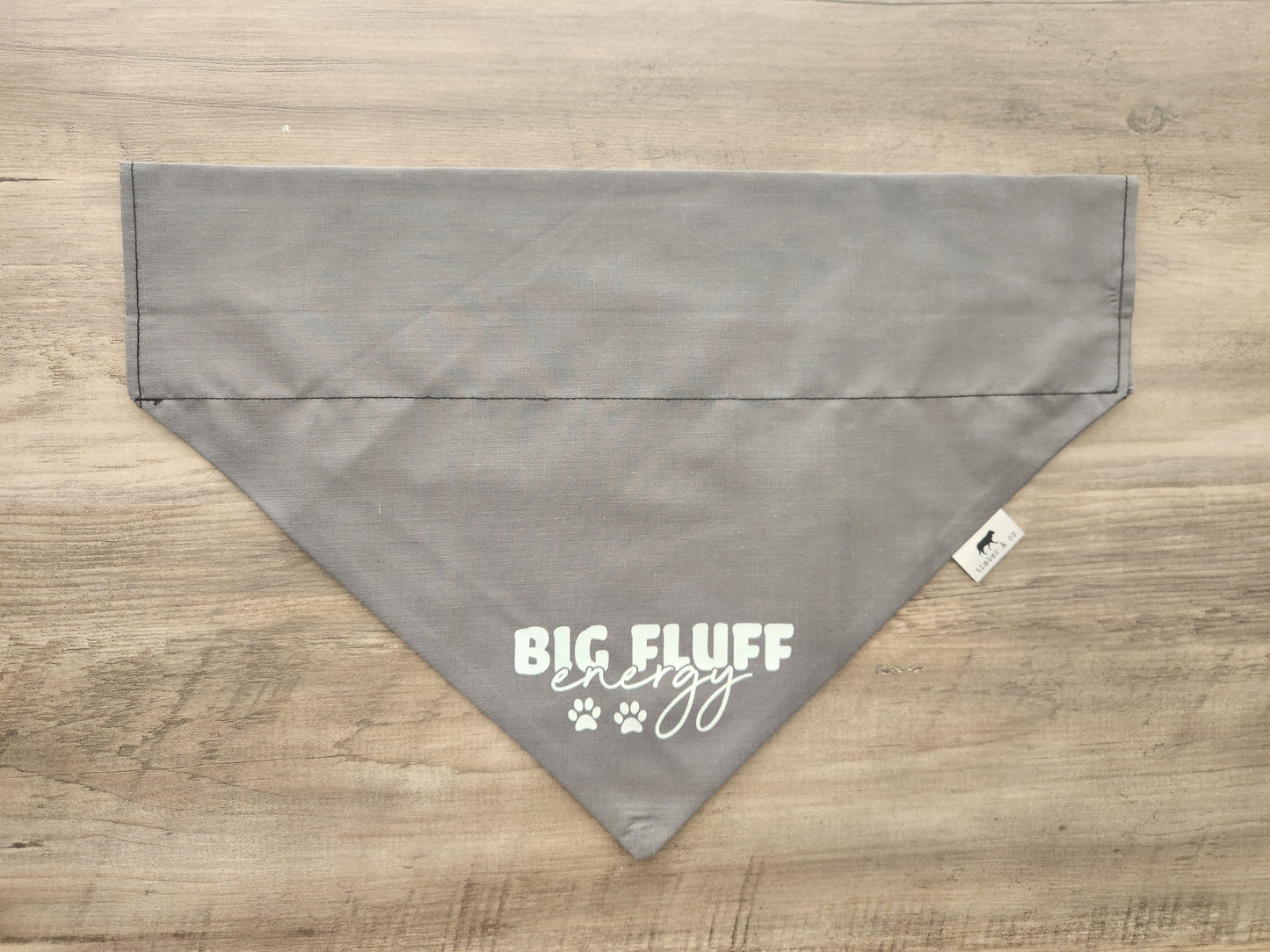 Big Fluff Energy - Over the Collar Doggie Bandana
