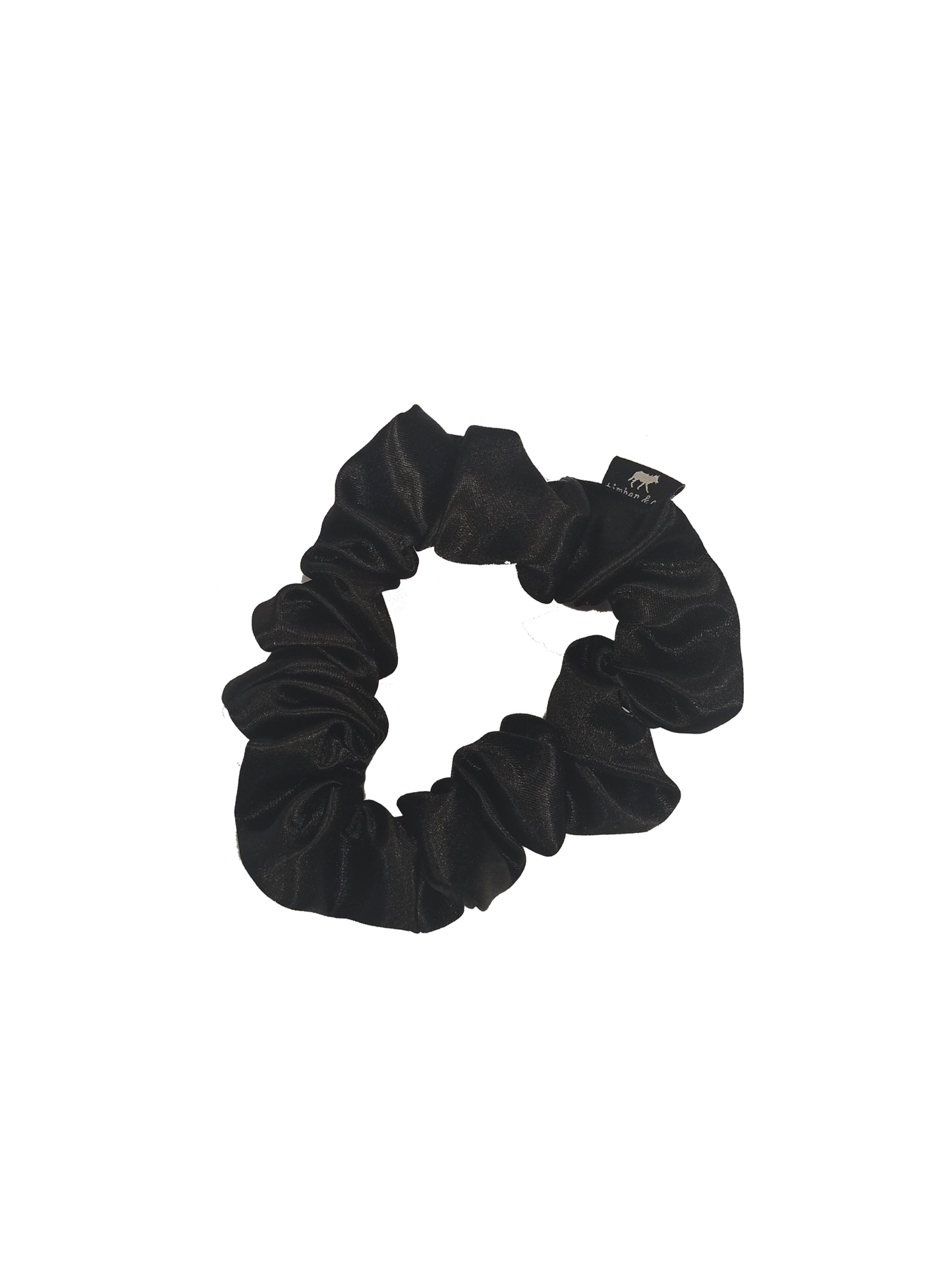 Black Satin Scrunchie