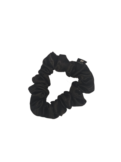 Black Satin Scrunchie