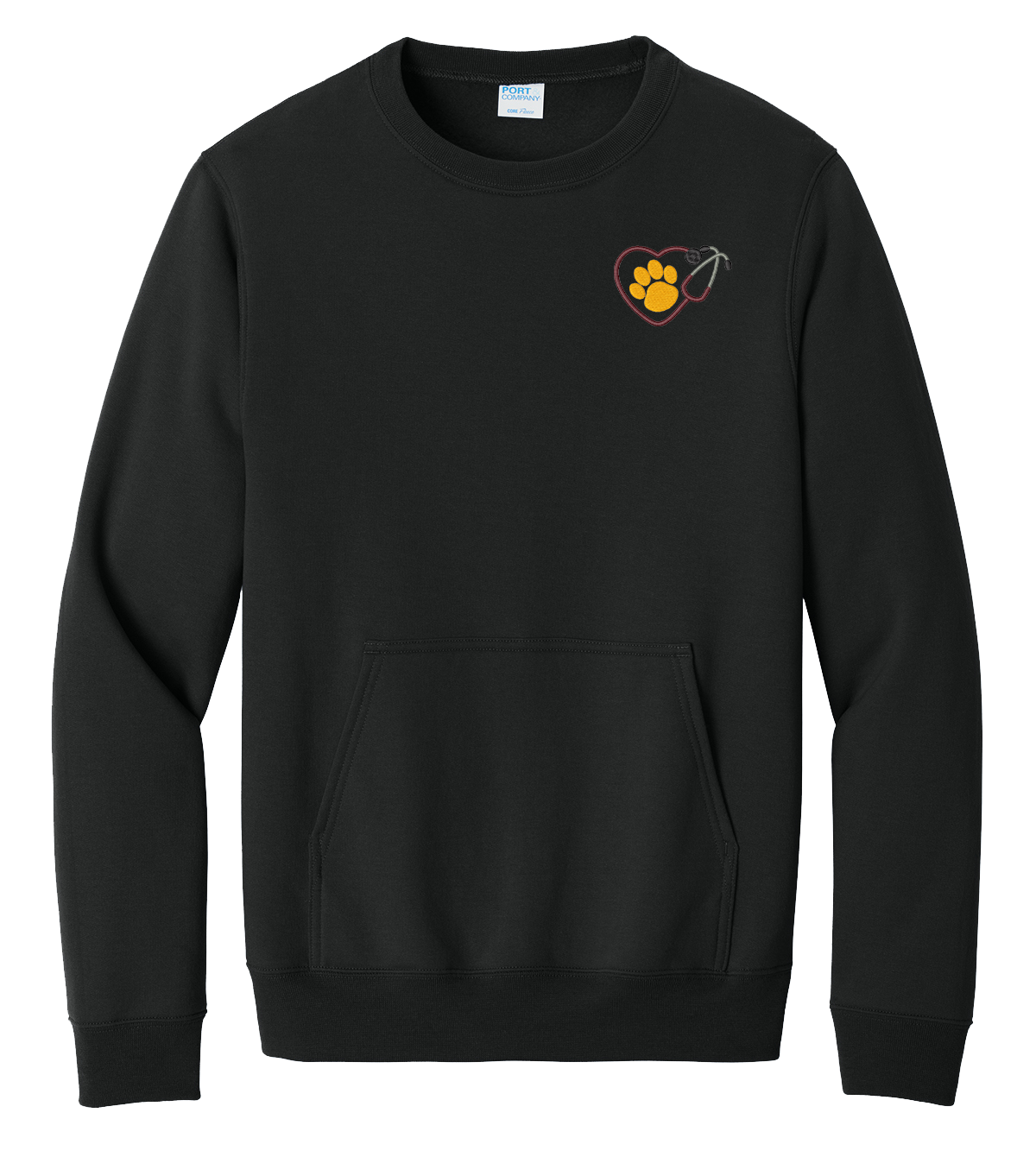 Stethoscope - Embroidered Pocket Crew