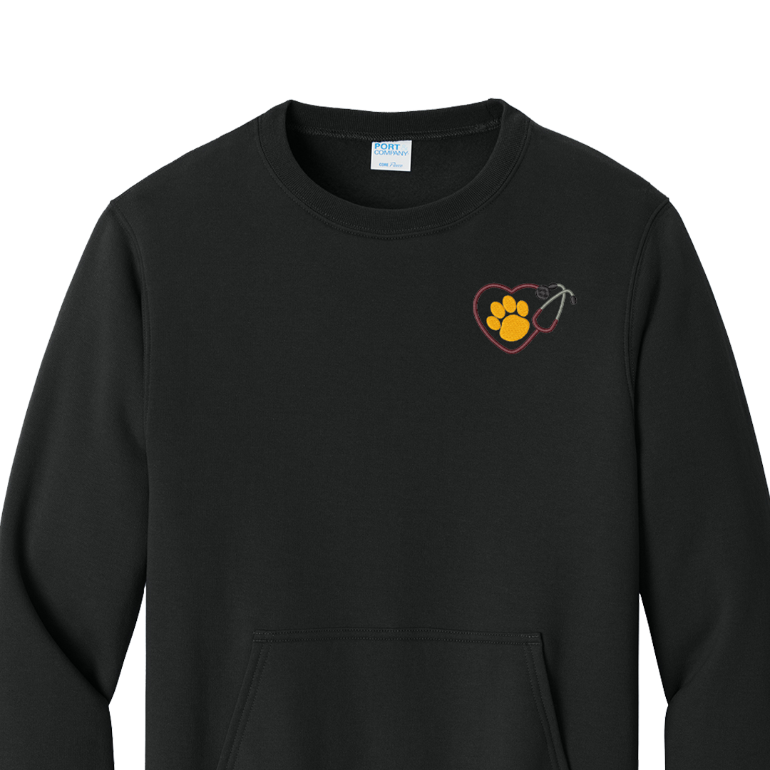 Stethoscope - Embroidered Pocket Crew