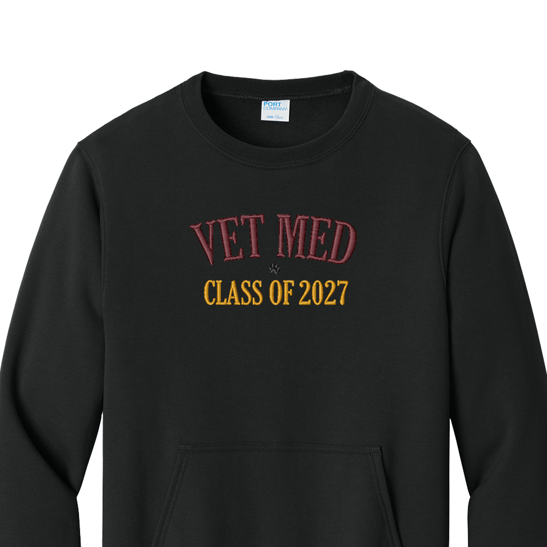 Ved Med - Class of  - Embroidered Pocket Crew