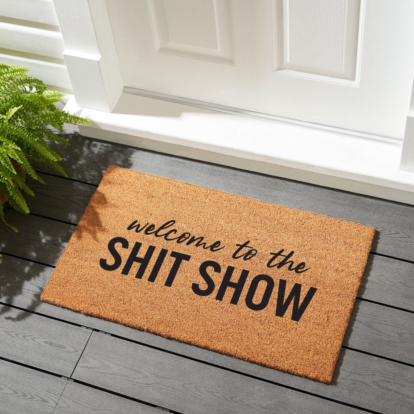 Welcome To The Shit Show - Coir Doormat
